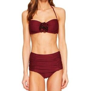 KATE SPADE | Pink‎ Sands Beach Bikini Set in Sumac Red Sz. Small